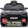 TOYSCAR Macchina Elettrica per Bambini Audi RS6 Full Optional Auto Elettrica per Bambini Telecomandata Sedile in Pelle Porte Apribili Doppio Motore Elettrico 12V Carico 25 kg