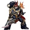 JOYTOY Night Lords Warhammer 40K 1/18 Action Figure Night Lords Sevatar, Primo Capitano dei Signori della Notte Il Principe dei Corvi 11,2 cm Artefatti Modello da collezione