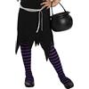 Funidelia | Calze viola e nere per bambina Streghe, Maghi, Horror - Accessori per bambini, accessorio per costume - Viola
