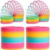 PartyPack Spirale arcobaleno giochi a molla Fidget Toy (XL x 2) | Bomboniere di compleanno per bambini, runner per scale, con molla saltata, idea regalo, calendario dell'Avvento