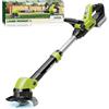 KidBloom Tagliaerba Giocattolo per Bambini con Effetti Sonori e Luminosi | Attrezzi da Lavoro Bambini con Design Regolabile, Giochi da Giardino per Bambini, Regali Bimbo 3 4 5 Anni, Verde