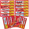 HONGECB 24 Pezzi Volanti Aeroplani, Aliante Aereo Aliante Lancio, Aeroplano, Eroplani Di Carta, Giocattoli Aereo, Aeroplani Gliding Perfetti Come Regalini Da Festa Per Ragazzi e Ragazze