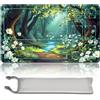 MilkPlaymat MTG Tappetino da gioco MTG PlayMat - 60cm x 35cm, arte originale, tappetino da gioco TCG antiscivolo con base in gomma e bordi cuciti, Commander TCG arrotolabile e pieghevole tappetino per carte (con