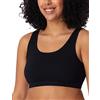 Schiesser 2pack Bustier Bustino, Opaque, Nero, 38 Donna
