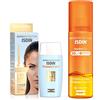 ISDIN Fotoprotector ISDIN Hydro Oil SPF 30 200 ml | Fotoprotettore Corpo Bifasico | Protegge e Abbronza del +43% + Fusion Water SPF 50 50ml | Fotoprotettore viso per uso quotidiano