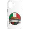 Lakelandwholesale1 Shirt Company Custodia per iPhone 16 Vesuvio E Partenope Italia Castello Bandiera Stemma Emblema Grafico