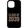 Kindie Collegiate Varsity Style Ts Custodia per iPhone 13 Pro Max Classe di 2039 Leopard Varsity scuola materna per bambini