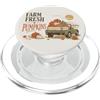 Halloween Pumpkin Camion vintage del raccolto autunnale delle zucche fresche della fattoria PopSockets PopGrip per MagSafe