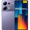 XIAOMI POCO M6 Pro - Smartphone 12+512GB, Schermo Amoled 6.67 120HZ 1.5K, Snapdragon 7s Gen 2, Tripla fotocamera fino a 64 MP, 67W Carica Superveloce , Viola (Versione IT)