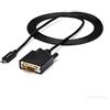 StarTech Cavo USB-C a DVI-D 2m 1920x1200 1080p Nero (CDP2DVIMM2MB)