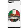 Lakelandwholesale1 Shirt Company Custodia per iPhone 7 Plus/8 Plus Vesuvio E Partenope Italia Castello Bandiera Stemma Emblema Grafico