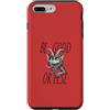 Lacy Chenault Custodia per iPhone 7 Plus/8 Plus Essere buono o Else Vintage Krampus Folk Art Illustrazione