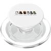 Funny ESS Dog Pet Owner Halloween Gifts Grafica di Halloween con cane spettrale amante spaniel inglese Springer Spaniel PopSockets PopGrip per MagSafe