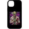 Halloween Glam Retro Vintage Comics Pop Custodia per iPhone 14 Plus Doctor MD Zombie Undead Medicine Medical Horror da uomo