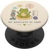 Occupational Therapy Dawn Divertente supporto per l'ansia di meditazione della rana per la salute mentale PopSockets PopGrip Adesivo