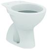Ideal Standard - Eurovit Vaso a terra con scarico a pavimento"S" non UNI per installazione staccato da parete, Bianco