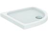 Ideal Standard - Eurovit, Piatto doccia quadrato con angolo curvo in ceramica 80x80cm, Bianco