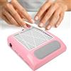 VOLTIX Aspiratore Unghie Professionale 80W - Aspirapolvere Unghie Potente, Nail Dust Collector con Filtro Riutilizzabile per Ricostruzione Unghie in Gel e Acrilico, Ideale per Salone e Casa rosa