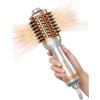 SHEGLAM Blowout Bliss - Doppia tensione 120V-240V Mini-Spazzola ad aria calda per asciugare, lisciare, arricciare e volumizzare i capelli lucidi, spazzola ad aria calda
