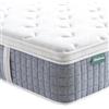 SZsuilong Materasso 90 x 200 x 24 H3 a 7 zone, materasso a molle insacchettate ortopedico certificato Öko-Tex