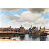 1art1 Johannes Vermeer Poster XXL Veduta di Delft, 1660-1661 Stampa Geante 120x80 cm