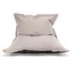Ecopuf Pouf Poltrona Sacco | Cuscinone in Poliestere Waterproof Impermeabile Misura M | Cuscino da Terra | Poltrona Sacco da Esterno imbottitura in perle di polistirolo EPS Dim 100X140 Cm
