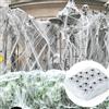 VOPIWOZ 1200 Metri Quadrati Ragnatela Halloween Decorazione Contiene 300g Ragnatele Finte e 64 Ragni Decorazioni Halloween Casa e Esterno Ragnatela Gigante Halloween Adatto per Halloween e Carnevale