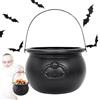 Generic Calderone Nero Delle Streghe - Secchiello Per Caramelle Di Halloween, Vasi Per Calderone Nero Delle Streghe Di Halloween | Design Spettrale Del Calderone Di Halloween Per Caramelle, Biscotti, Cioccola