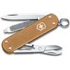 Victorinox Classic SD Alox Coltellino Svizzero 5 Funzioni, Wet Sand | Multiuso tascabile con guance in Alox, forbici, lama e lima. Ideale per EDC e campeggio, 58 mm, Prodotto in Svizzera