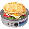 Cuisaincraty Crepiera elettrica in ghisa 3KW, piastra per frittelle 45 cm, macchina professionale