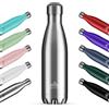 Mont-Clair H2O Stainless Steel Water Bottle Borraccia Termica 1L in Acciaio Inox | Borracce Termiche, 12h di Bevanda Calda e 24h Fredda, Senza BPA, Bottiglia Acqua, Rimani Idratato - Argento