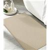 chakme Tappeto da bagno a nido d'ape, 50 x 80 cm, sottile, antiscivolo | Tappetino da bagno lavabile, ad asciugatura rapida, in gomma