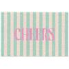MuchoWow© Zerbino deurm_90x60 cm Zerbini Tappeto Ingresso Italiano Assorbi Acqua Azienda Albero Della Vita Viola Marrone Azzurro Ancora Rosa - Verde - A righe - Cheers
