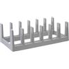 DimyFew Porta Pentole E Utensili Grigio, Supporto Multiuso per Pentole, Salvaspazio, Tagliere, Porta Coperchi, Accessori