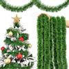 ROLLWAY Ghirlanda di Natale 10m Verde, Ghirlanda Artificiale di Abete in Stile Naturale Foglie di Abete Verdi Ghirlanda di Natale Ghirlanda per Albero di Natale Decorazione Natalizia per Ringhiera del
