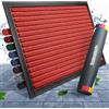 Bodenständig® Zerbino ingresso esterno - antiscivolo e assorbente rosso | Sistema di scanalature 2.0 - zerbino ingresso esterno 80x120cm - misura perfetta per la porta, ideale interno ed esterno