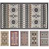 Olivo Tappeti OLIVO.shop SPRINT KILIM 5 Tappeto cucina moderno, corsia antiscivolo geometrica, varie misure (50x140 cm, NERO)