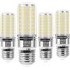 SanGlory Lampadine LED E27 Luce Fredda, 13W Lampadina LED E27 equivalenti a 100W Lampada Alogena, Bianca Freddo 5000K, 1400LM, E27 Lampadine LED di Mais Non Dimmerabile, Pacco da 4