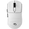 MAMBASNAKE M3, mouse ultraleggera da 39g, sensore gaming PixArt PAW3395PRO, mouse gaming wireless/cablata BT/2.4G, 6 livelli DPI regolabili fino a 40000, batteria con autonomia di 200 ore, ideale per l'ufficio, compatibile con Win11/Xbox/PS/Mac (bianca)