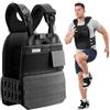 VEVOR Gilet Zavorrato Senza Dischi di Peso, Giubbotto Zavorrato Solo Giubbotto con Spalline Strisce Riflettenti, Gilet da Allenamento di Forza Corsa Jogging Resistenza Muscolare Cross-Training