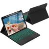 Sonstige Custodia per tastiera con touchpad per iPad Air 7/6/5/4 da 11 pollici, illuminazione a 7 colori, rimovibile, colore nero