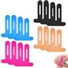 DYIOTF 12 Pezzi Nastro Sportivo per Ginocchio e Rotula, Supporto Pre-tagliato per Corsa e Maratona, 4 Colori (Blu, Rosa, Nero, Carne), Fascia Elastica per Fitness e Outdoor, Formato Grande 25x22cm
