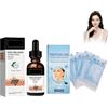 Grgowe Set 60 fili di seta al collagene+Face Serum,Rassoda la pelle,Raffina la Grana Della Pelle,Idrata e Nutre la,Unifica e Illumina l'incarnato,Attenua le Rughe da Disidratazione