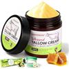 Trulloyoo Crema di Sego di Manzo,120 g Rindertalg Skincare Assorbimento Rapido Erba Rindertalg Pure con Crema di Umidità Naturale del Miele per Idratazione Profonda per Viso,Corpo