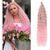 Dsoar Capelli a Torsione Profonda all'Uncinetto Onda d'Acqua Torsione Fasci di Capelli Sintetici Ricci Che Intrecciano l'Estensione dei Capelli Ombre, 22Inch 3 Packs