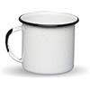 WARMCOOK CINSA-315752- Tazza da caffè in acciaio smaltato, diametro 5 cm, 80 ml, colore: Bianco