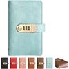 Yfjyxen A6 Savings Notebook with Lock, Money Budget Binder Journal Cash Envelopes