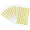 PATIKIL 1200pz Stella Ricompensa Adesivi 20 Foglio Scintillante Oro | Auto Adesivo Colorato, per Grafico Aula Festa Arti Decorazione, Fai-da-te
