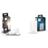 Philips Hue White Lampadina Smart LED Smart, Bluetooh, Attacco E27, 15W, Dimmerabile, Luce Bianca Calda, Bianco & Telecomando Dimmer Switch, Controllo illuminazione Smart, Bianco, Versione 2021