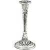 Relaxdays Portacandele, in Design Vintage, per Candele Lunghe, Shabby Chic, Antico, Dimensioni HxD 19 x 9 cm, Argento